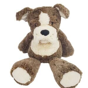 Mary Meyer Plush Bradley Bulldog dog Stuffed Animal Floppy Arm Leg Brown White